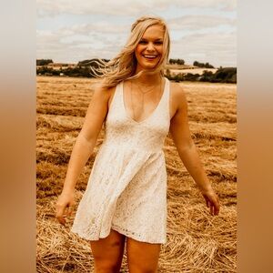 Forever 21 Ivory & Lace dress